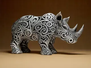Designer RHINO Sculpture
