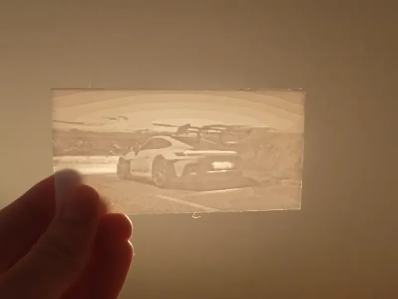 Porsche 911 GT3 (992) lithophane