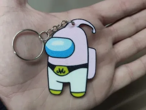 Llavero Among Us x Majin Buu