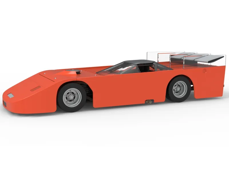 Vintage Asphalt Outlaw Super late model Scale 1:25