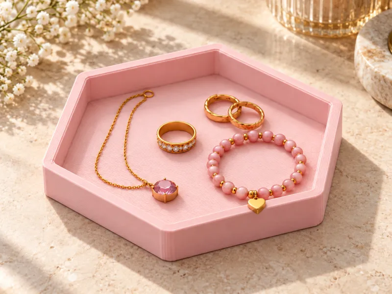 Hexagon Jewelry Tray – 100 mm (Flat to Flat)
