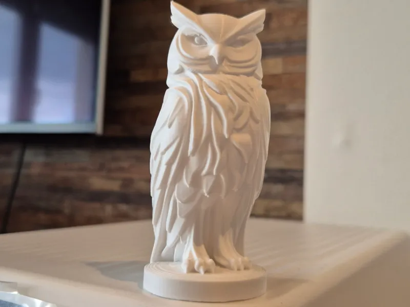 Sculpture Hibou élégant et moderne