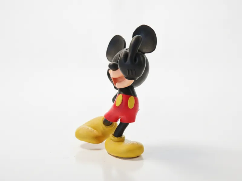 Mickey Mouse Middle Finger Figurine 3D Printable