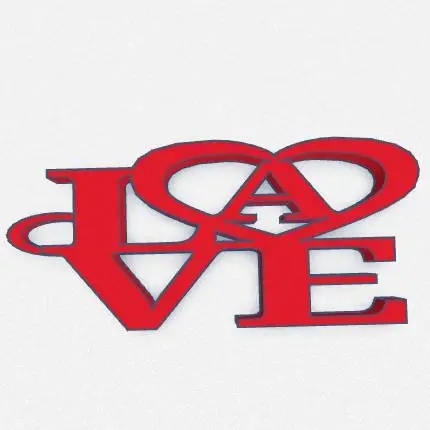 love keychain heart name