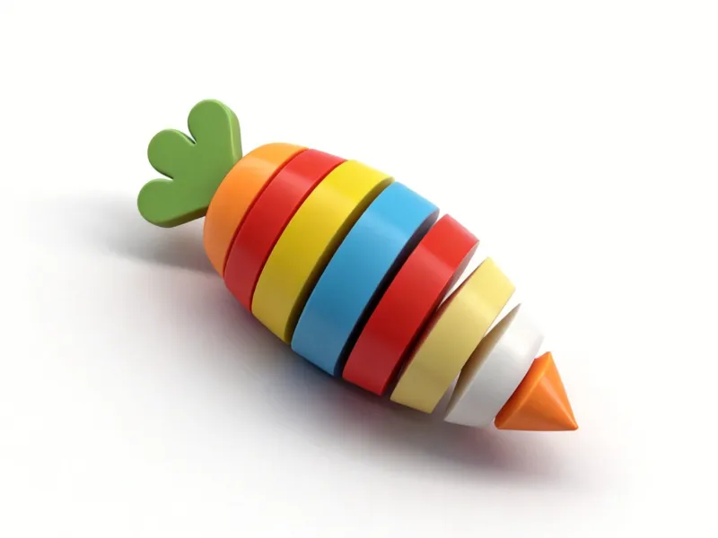 Flexible Connection Carrot - Children's Visual Training