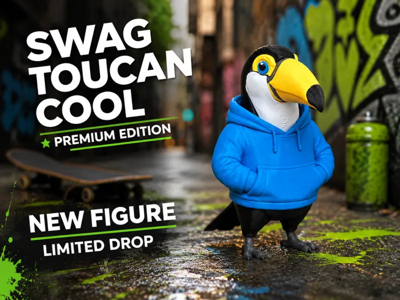 Cool swag Toucan (multipart)