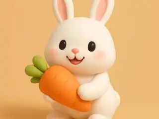 bunny with carrot