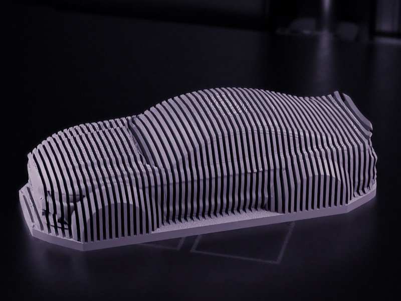 Ford Mustang Sliced