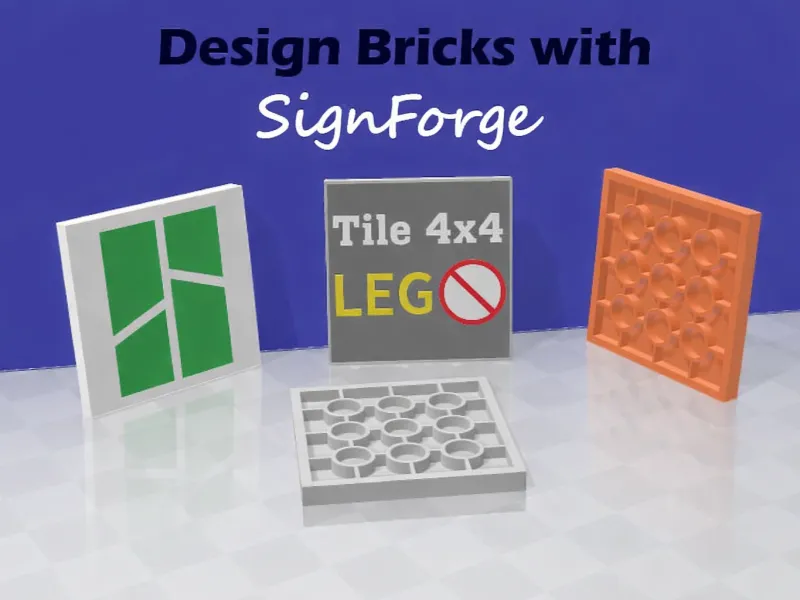 Tile 4x4 - Make own Bricks