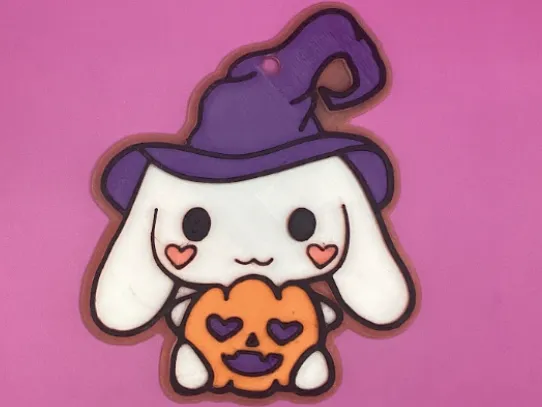 Breloque Citrouille d'Halloween Cinnamoroll