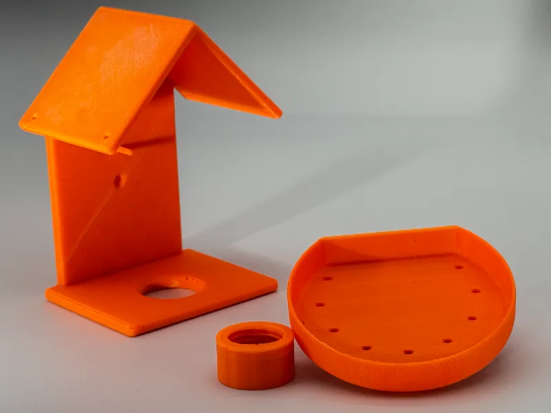 Bird Feeder - Locking Screw Cup + Optional Oriole Cup
