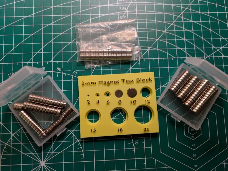 Magnet Size Accuracy Test Block V2