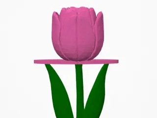 Bookmark Tulip Shape