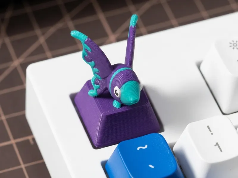 Lumineon – Touche de clavier mécanique Pokémon