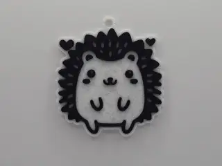 Cute Hedgehog Keychain