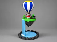 Flying Island Hot Air Balloon