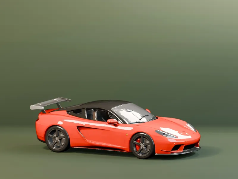 Sports Car - Printable STL