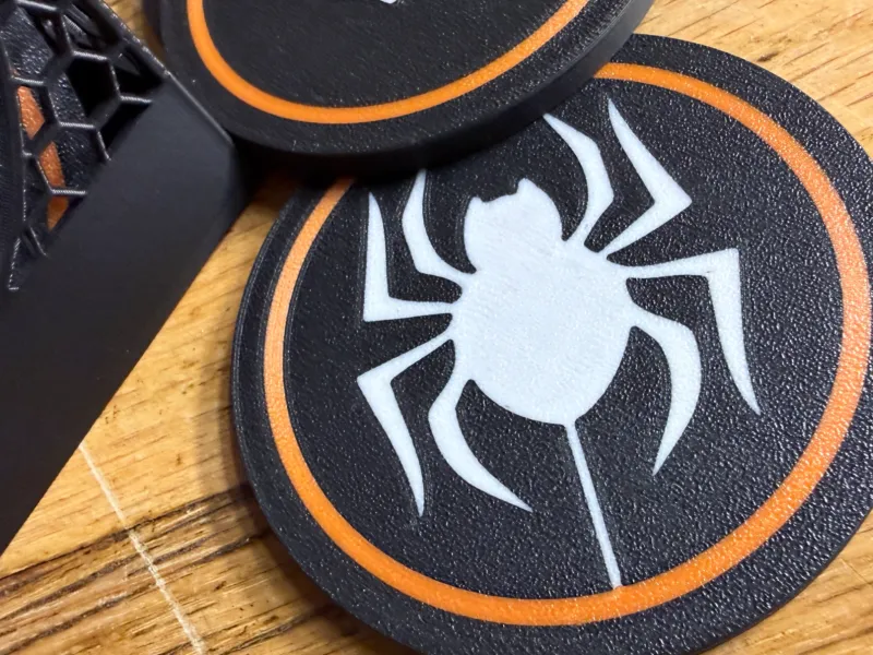 Conjunto de Porta-Copos de Halloween com Suporte – Aranha, Gato, Morcego, Fantasma.