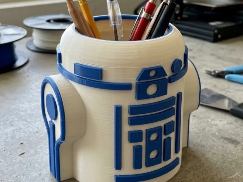 R2D2 PENCIL HOLDER MULTICOLOUR