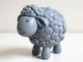 Sheep Decor Figure