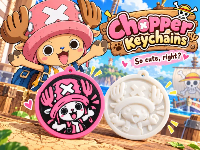 Tony Tony Chopper 🩷 | Anime Keychain – Straw Hat Collection