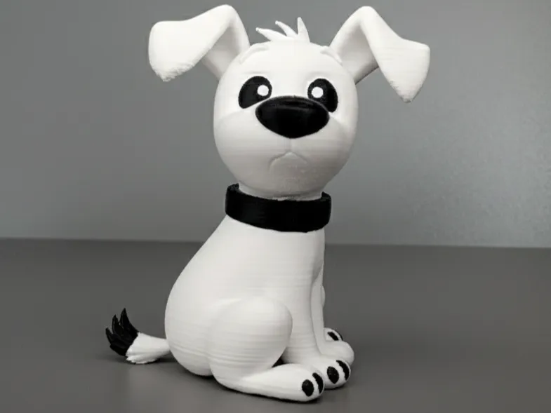 Lindo perro impresión rápida en un solo color opciones de colores disponibles