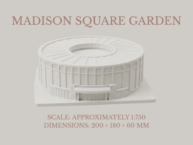 Madison Square Garden - 1:750 Scale 3D Model