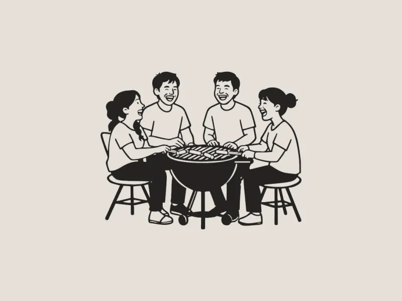 Labor Day Family BBQ 3D Print