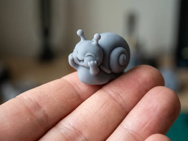 Miniatura de Caracol do Tamanho de um Dedo