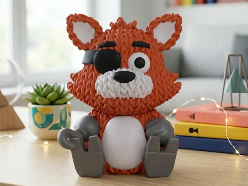 Baby Foxy - fnaf - Five Nights at Freddy’s - Gestrickte Häkelarbeit