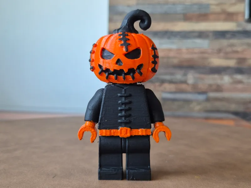 Blocos estilo Halloween abóbora