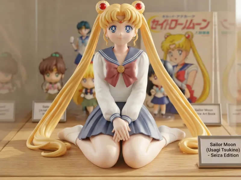 Figurinha de Arte de Fã da Sailor