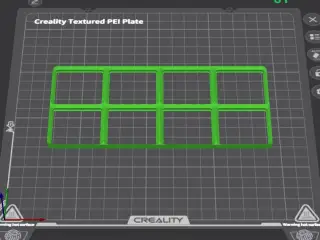 Gridfinity 4x2 Base