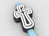 Straw Topper Cross-0