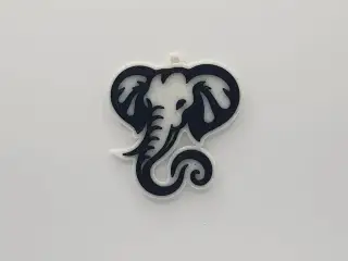 Elephant Keychain #1