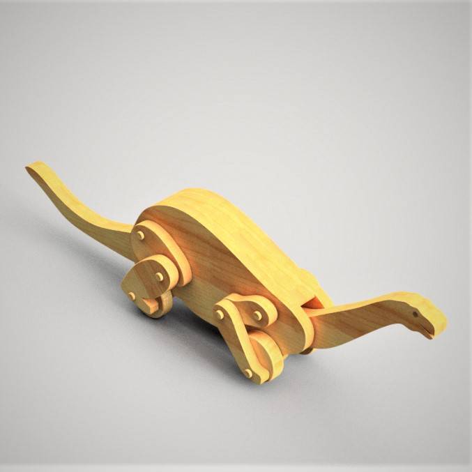 Animated Brontosaurus