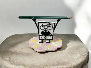Bob Trazo / Pencil Holder / Desk Decoration