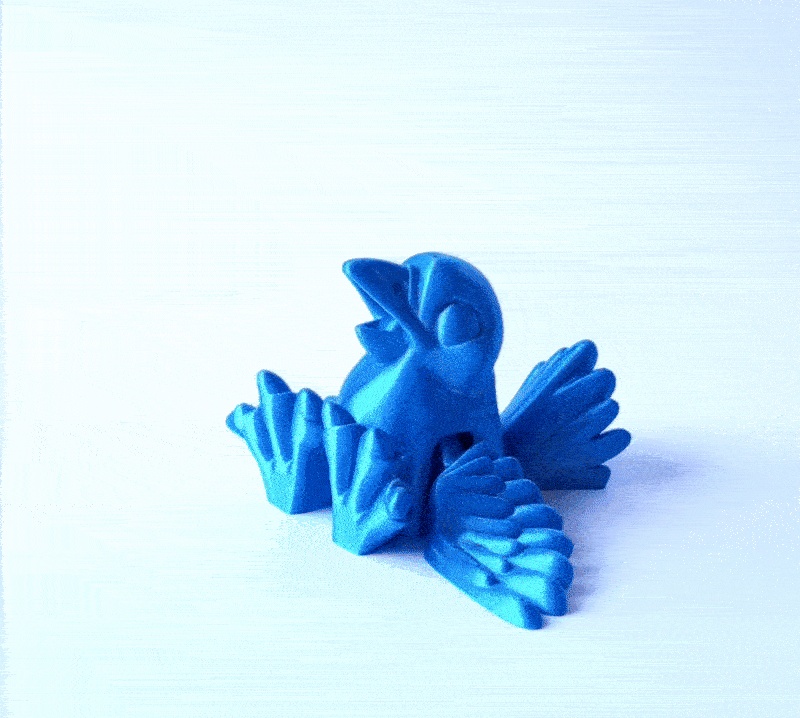 Bonito Pájaro Azul-0