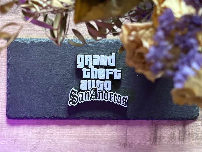 Logo 3D Grand Theft Auto San Andreas / Décoration Rétrogaming