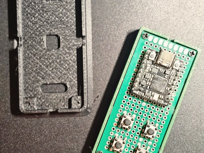 Backside Mount for 30×70mm PCB Boards - protect your wires