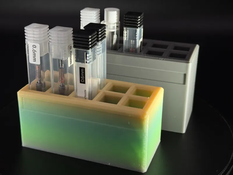 10-Nozzle Storage Station – 3D Printer Nozzle Organizer