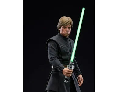 Luke Skywalker con sable de luz