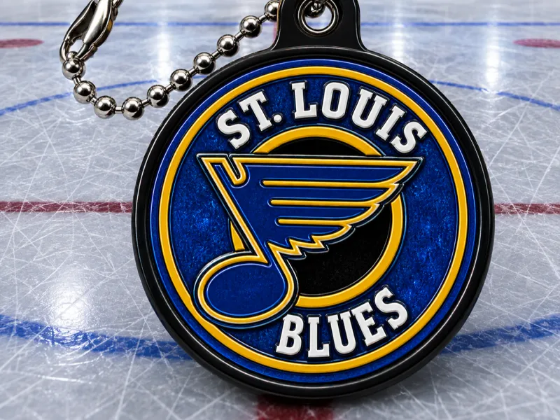 St. Louis Blues Clicker Keychain