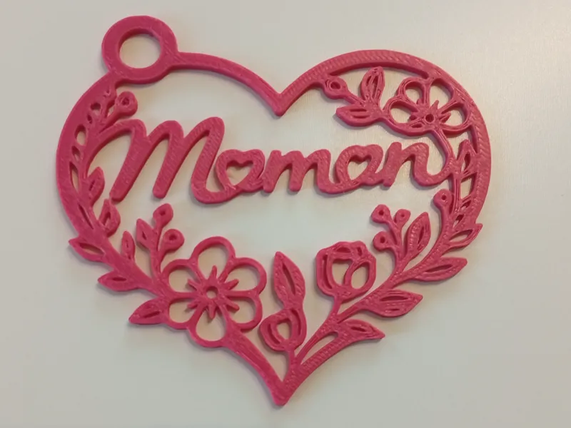 maman fleurs keychain motherday