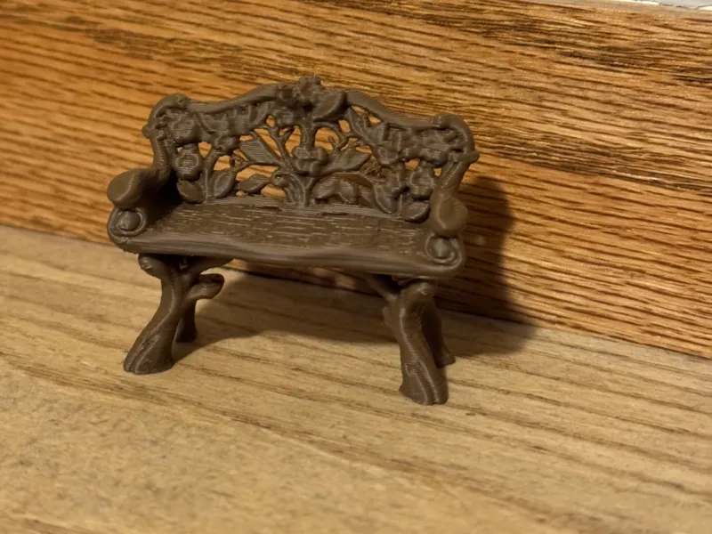 fairy garden bench