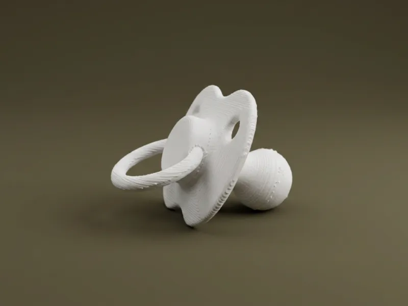 Dollhouse Baby Pacifier Miniature 3D Model