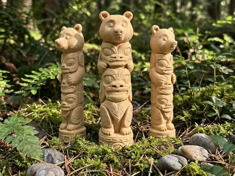 Ayı Başlı Totem Direği