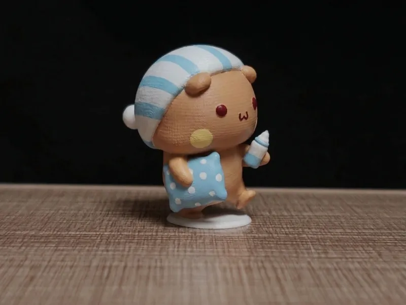 情侣熊系列-准备睡觉布布（Couple Bear-hug pillow sleep bubu）