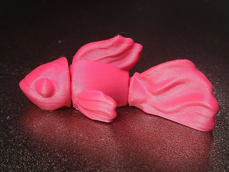Flexi Betta Fish - Toys - PLA - 3D printed product - фото 3