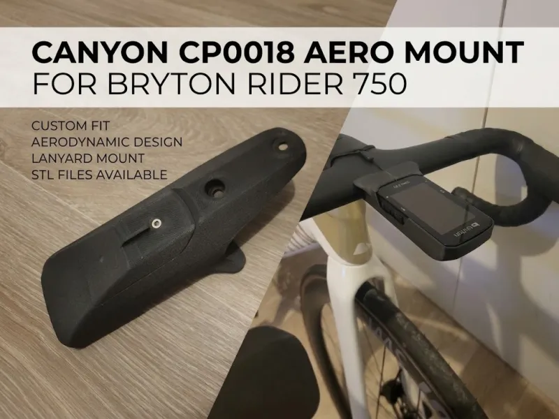 Canyon Integrated Aerodynamic Bryton Rider 750 GPS Mount